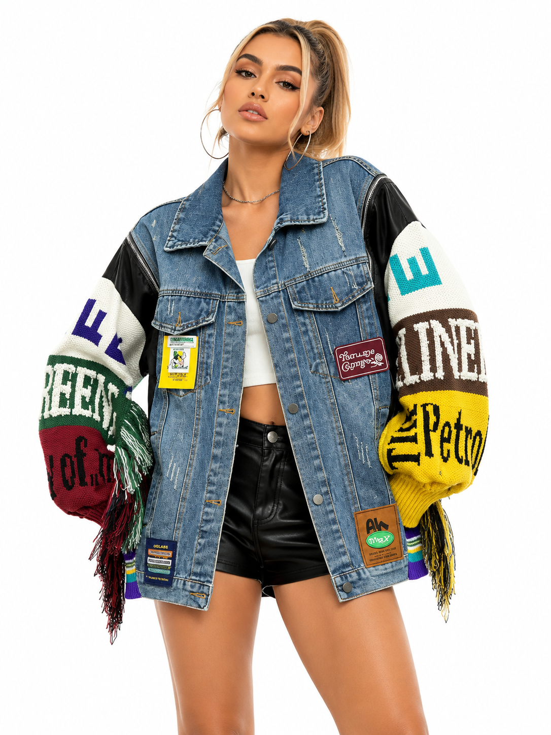 Urban Fusion Denim Statement Jacket