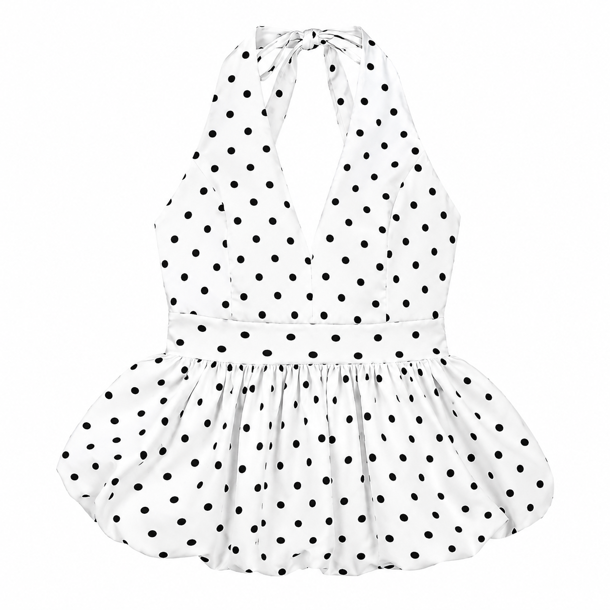 Monroe Polka Halter Top