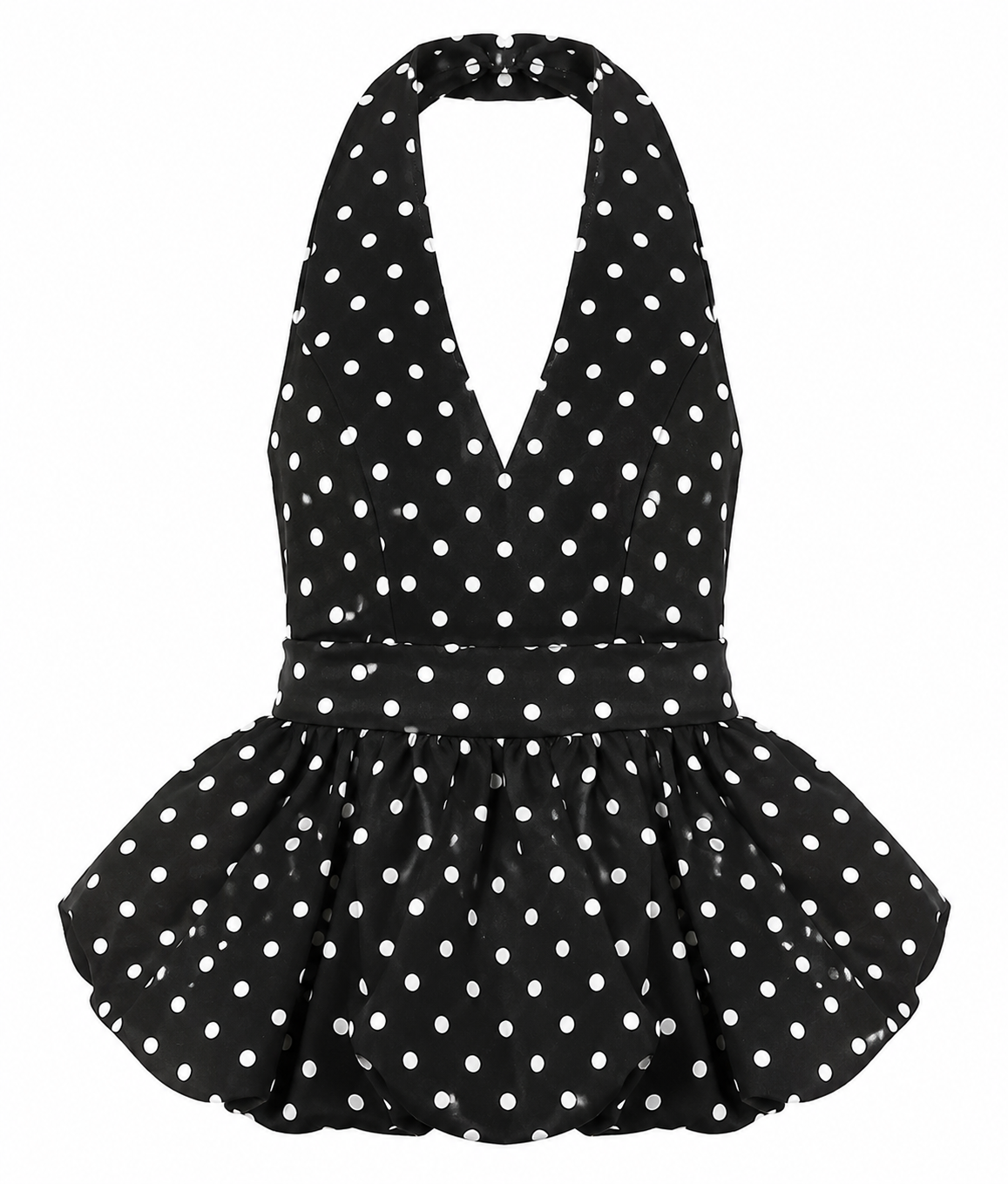 Monroe Polka Halter Top