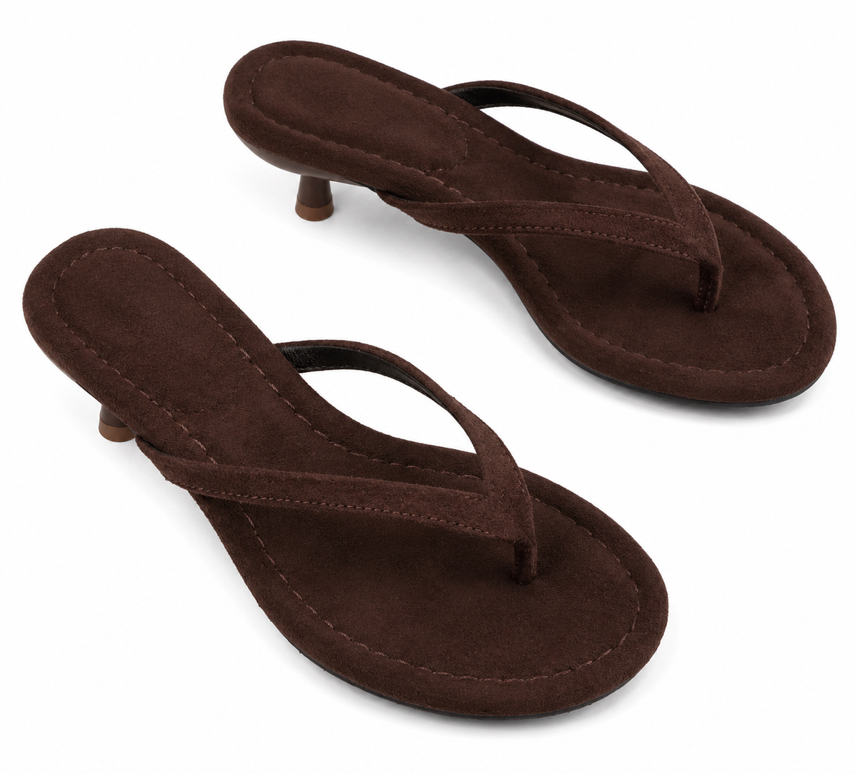 Veloura Suede Heeled Sandals