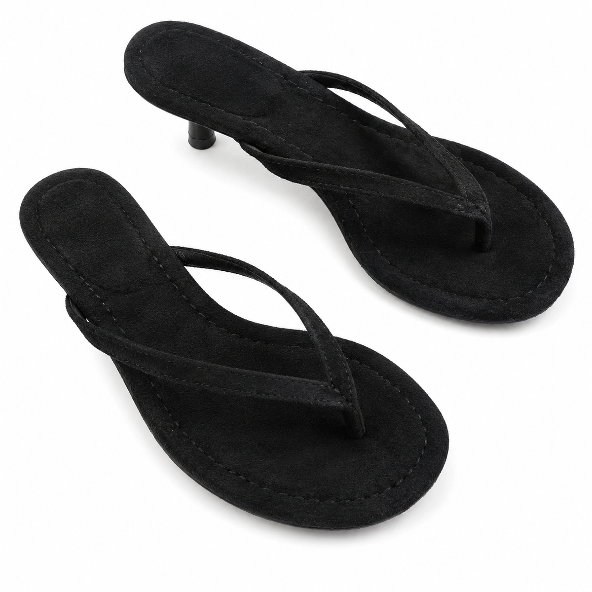Veloura Suede Heeled Sandals