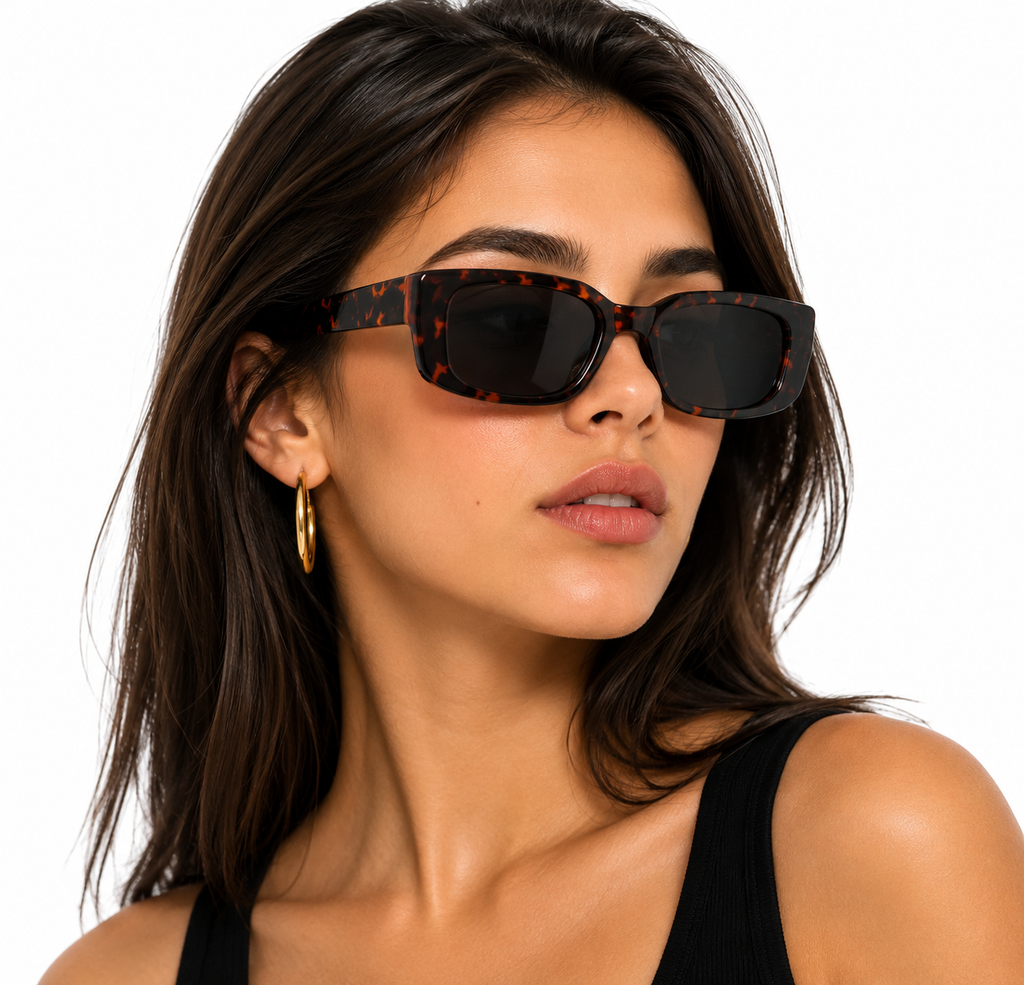 Noir Edge Square Sunglasses