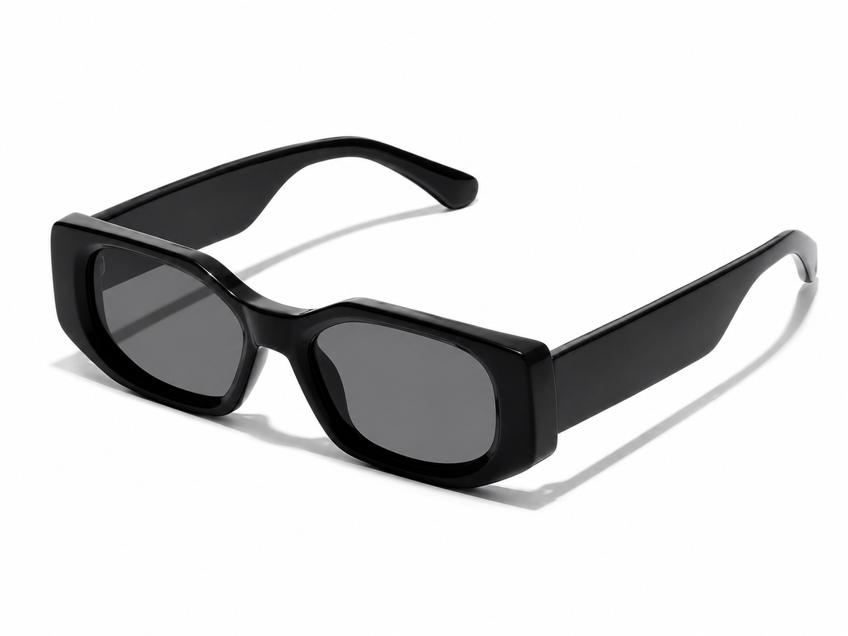 Noir Edge Square Sunglasses