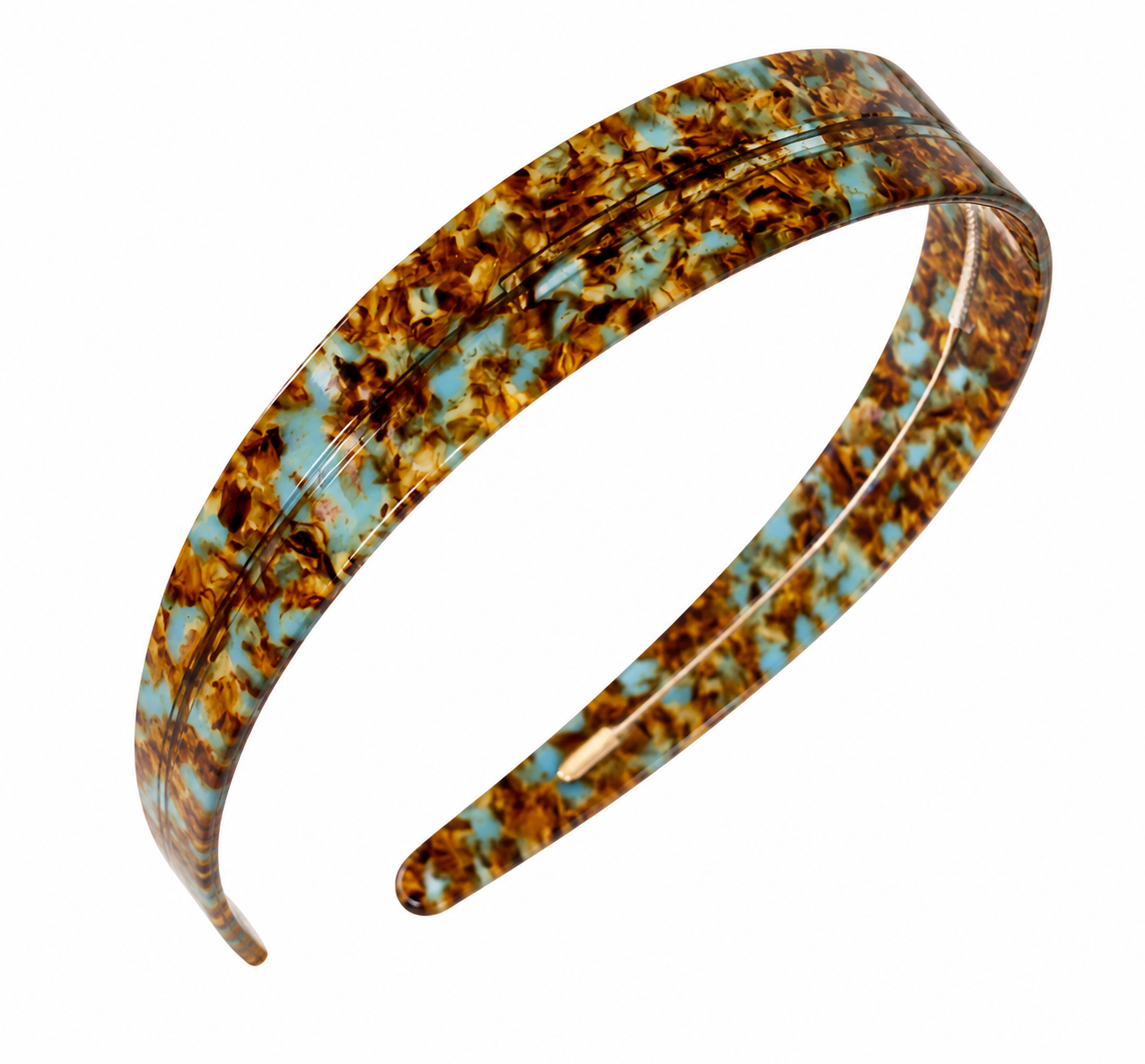Fashion Acetate Headband  BLOND HAVANA Color Matching Hair Band Wide Headband Women Girls Hair Accessories