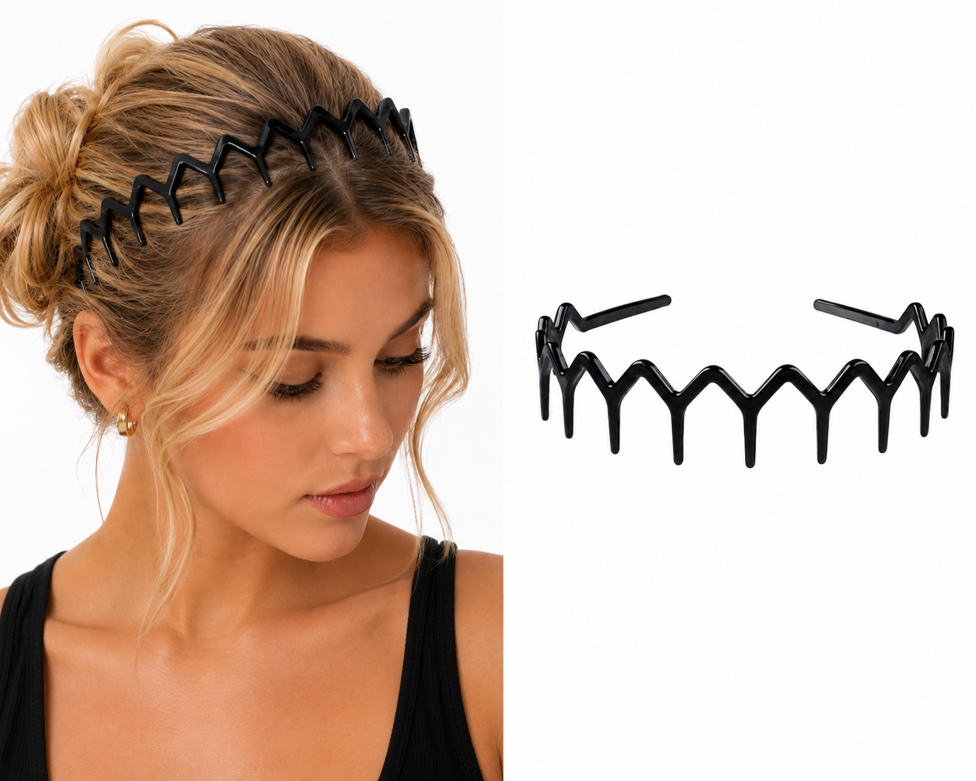 Fashion Acetate Headband  BLOND HAVANA Color Matching Hair Band Wide Headband Women Girls Hair Accessories