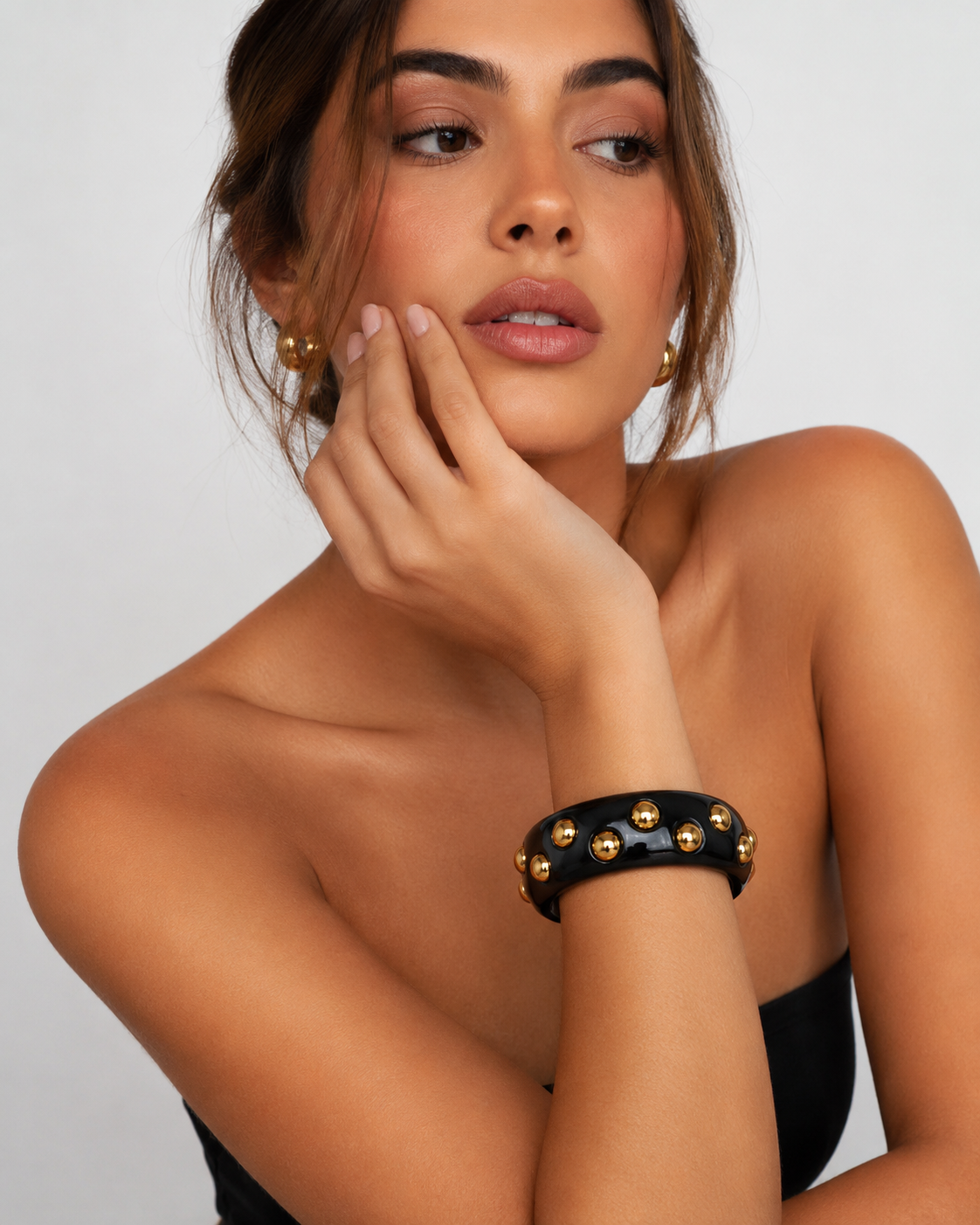 Luna Wave Resin Cuff