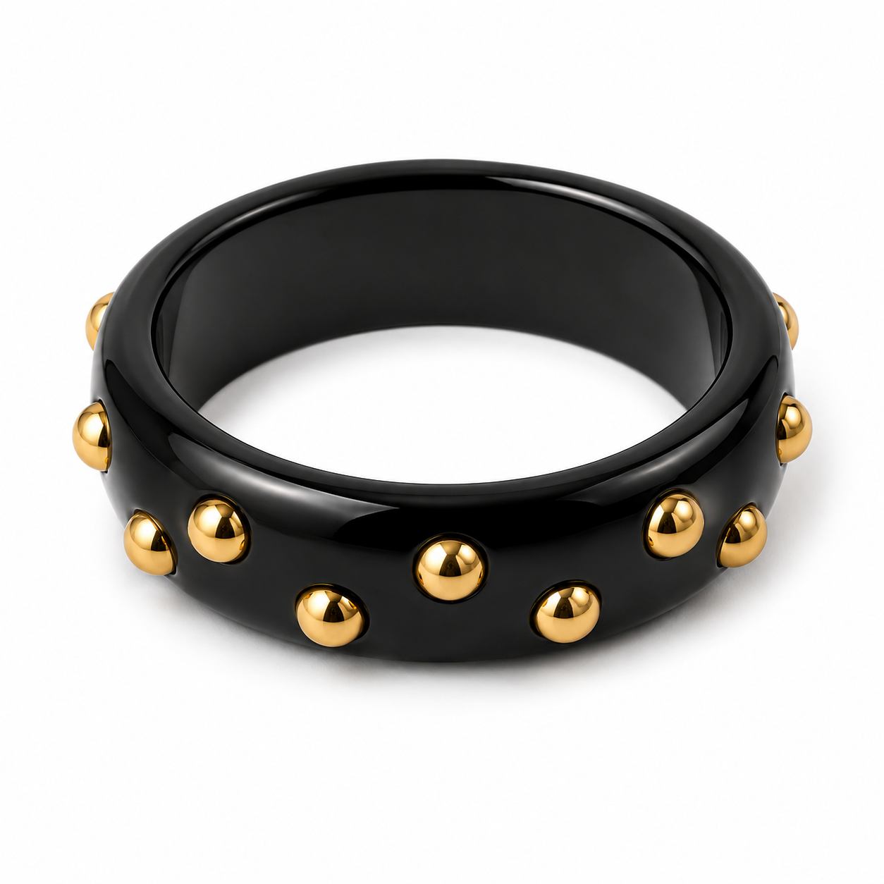 Luna Wave Resin Cuff