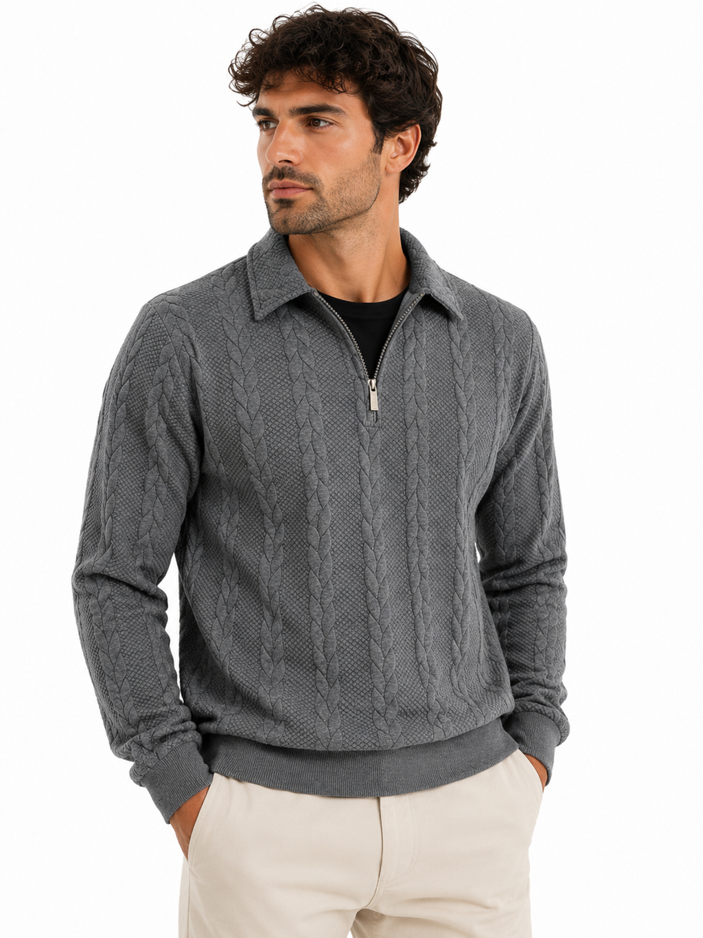 Evercrest Quarter-Zip Knit Pullover