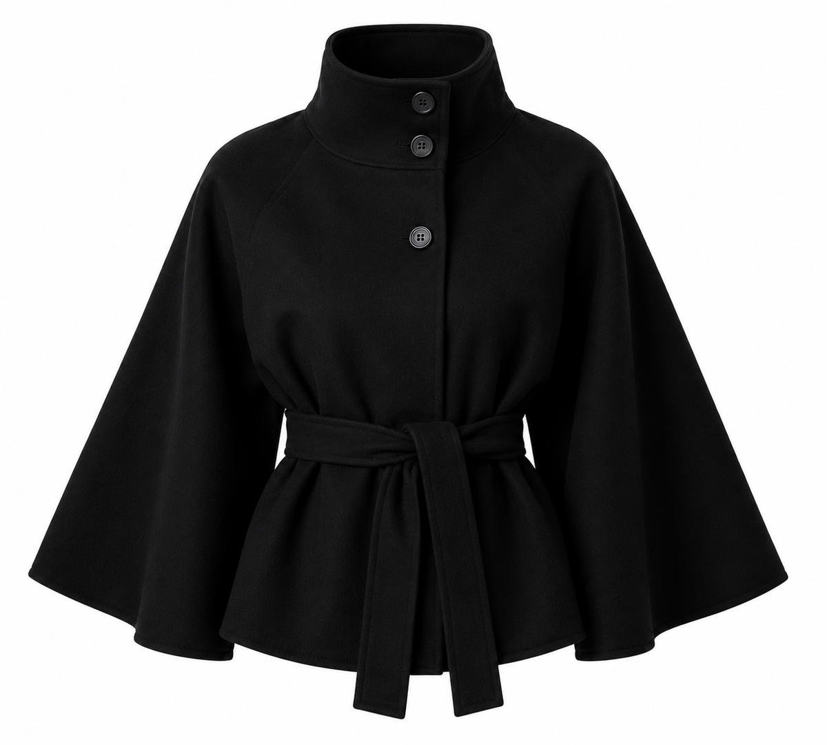 Victoria Belted Cape Jacket