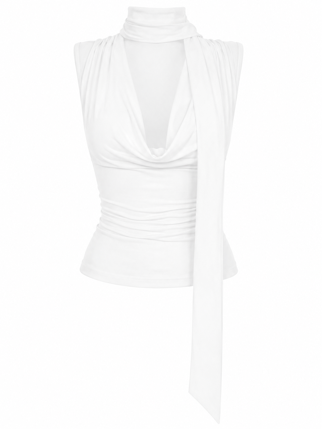 Scarlett Drape Scarf Top