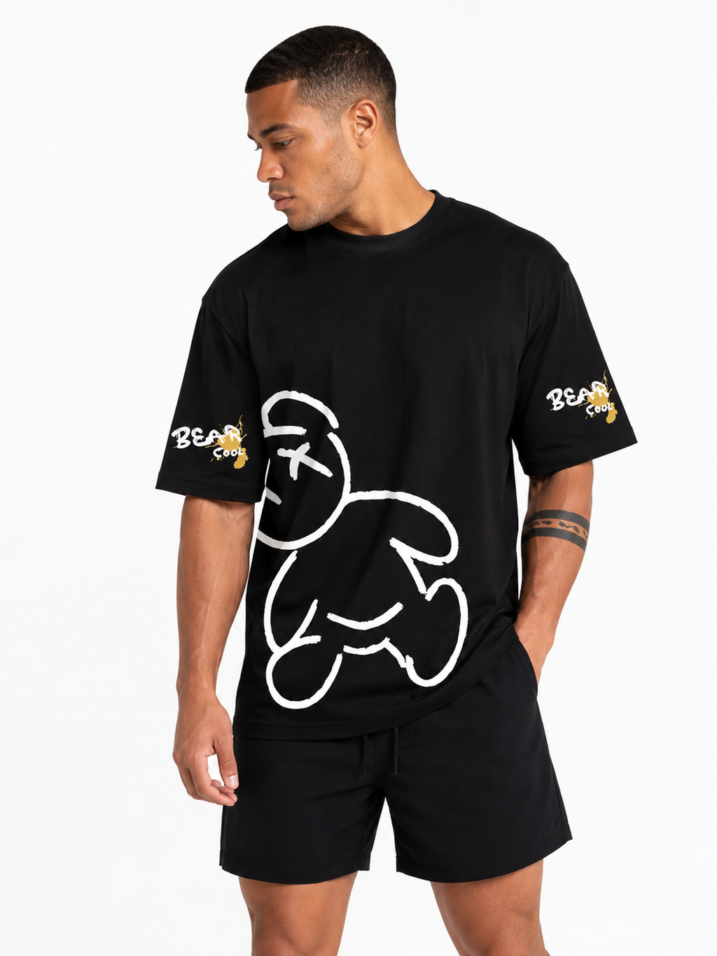 Bear Graphic Oversized T-Shirt