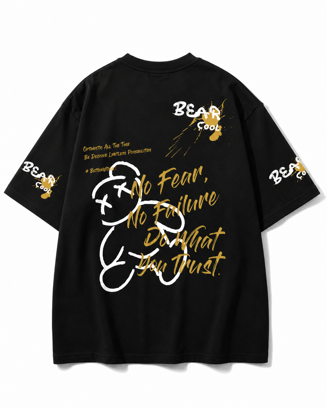 Bear Graphic Oversized T-Shirt