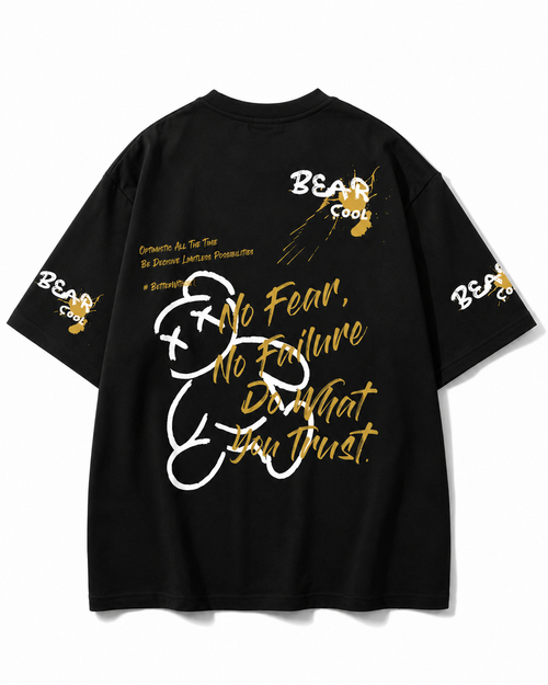 Bear Graphic Oversized T-Shirt