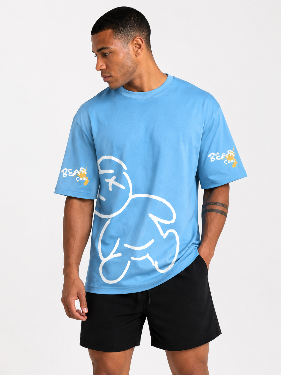 Bear Graphic Oversized T-Shirt