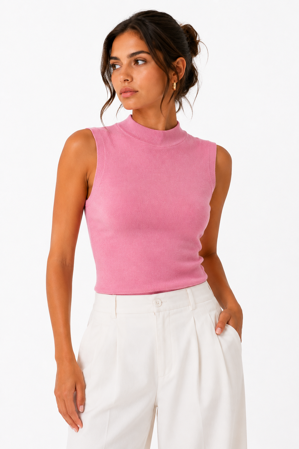 The Avery Mock Neck Tank