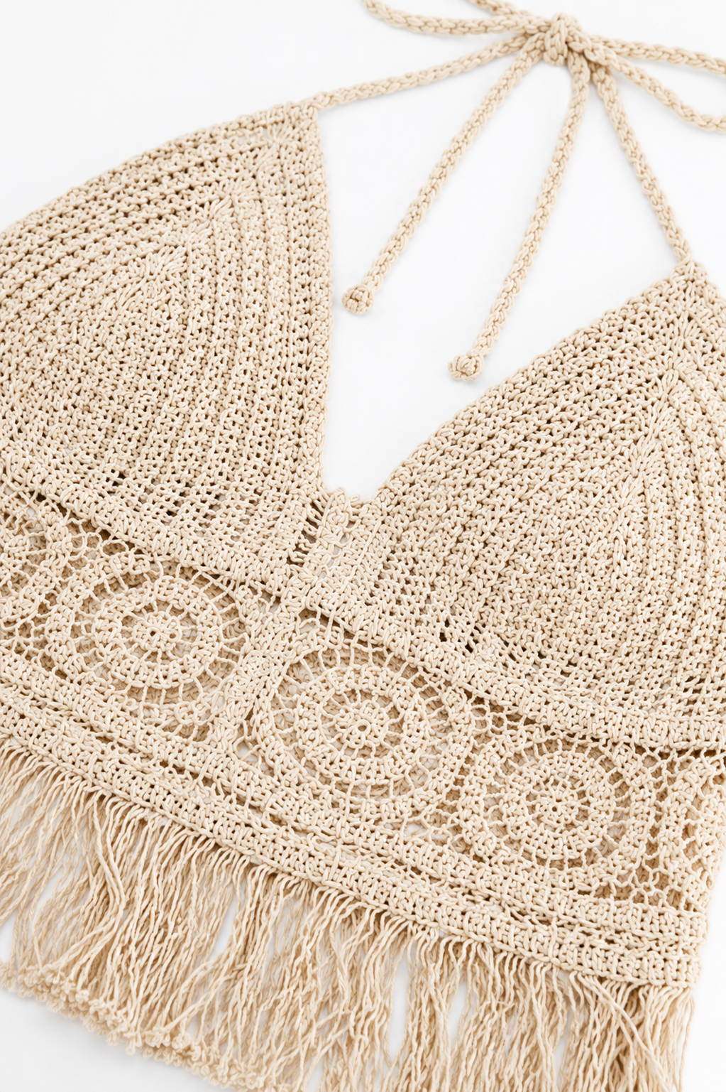 Coastal Crochet Halter Top