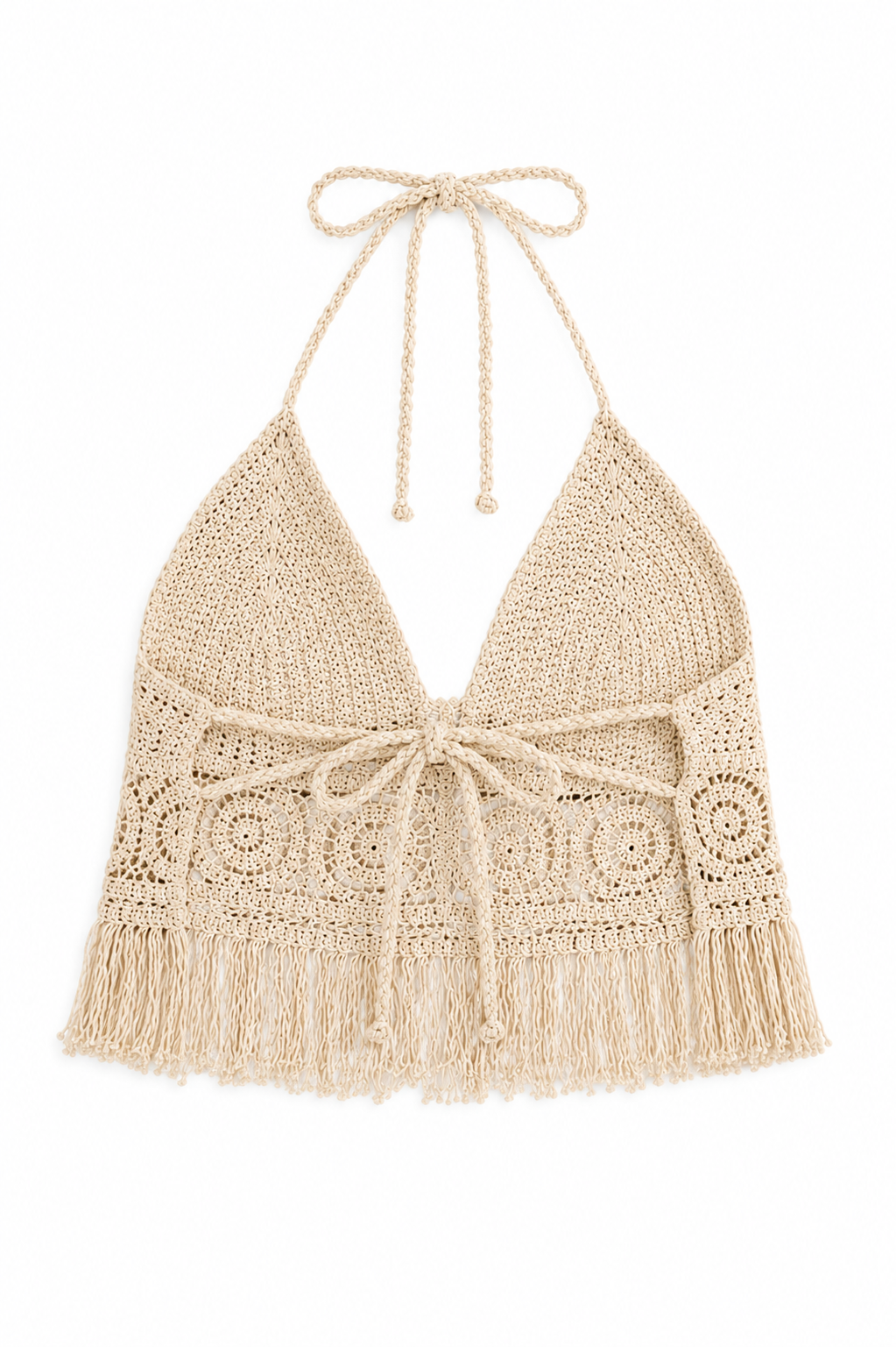 Coastal Crochet Halter Top