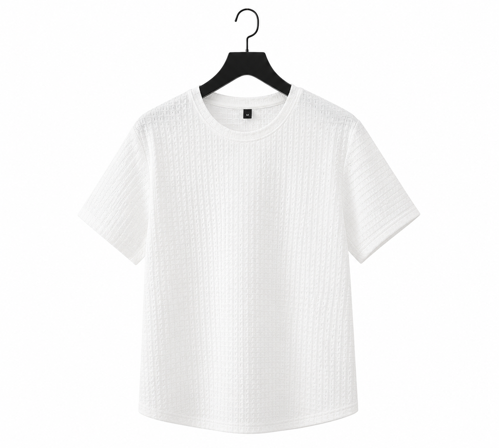 Men's Breathable Summer Knit T-Shirt