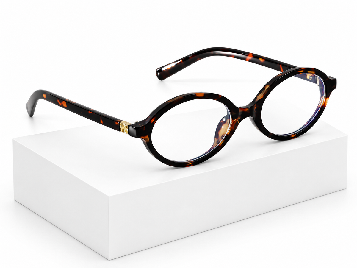 Luna Vintage Oval Sunglasses