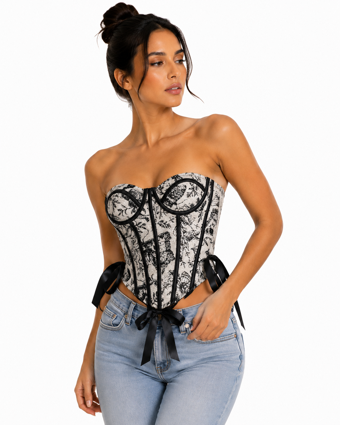 Luna Lace Corset Top