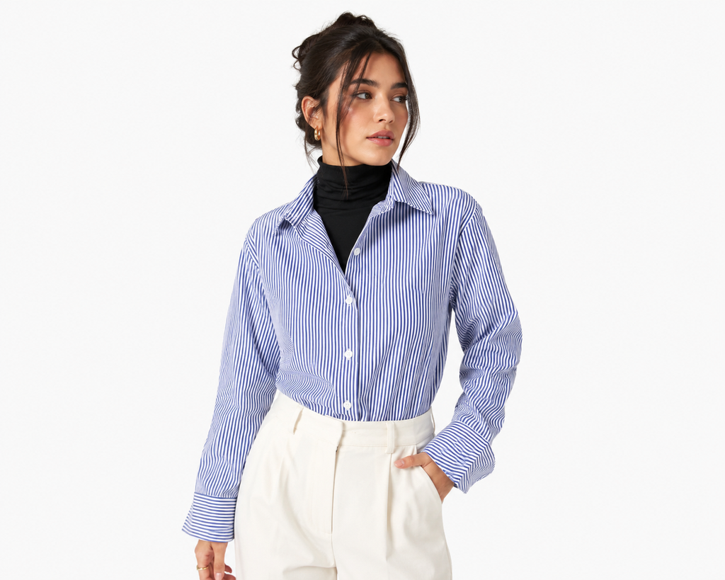 Classic Stripe Office Shirt