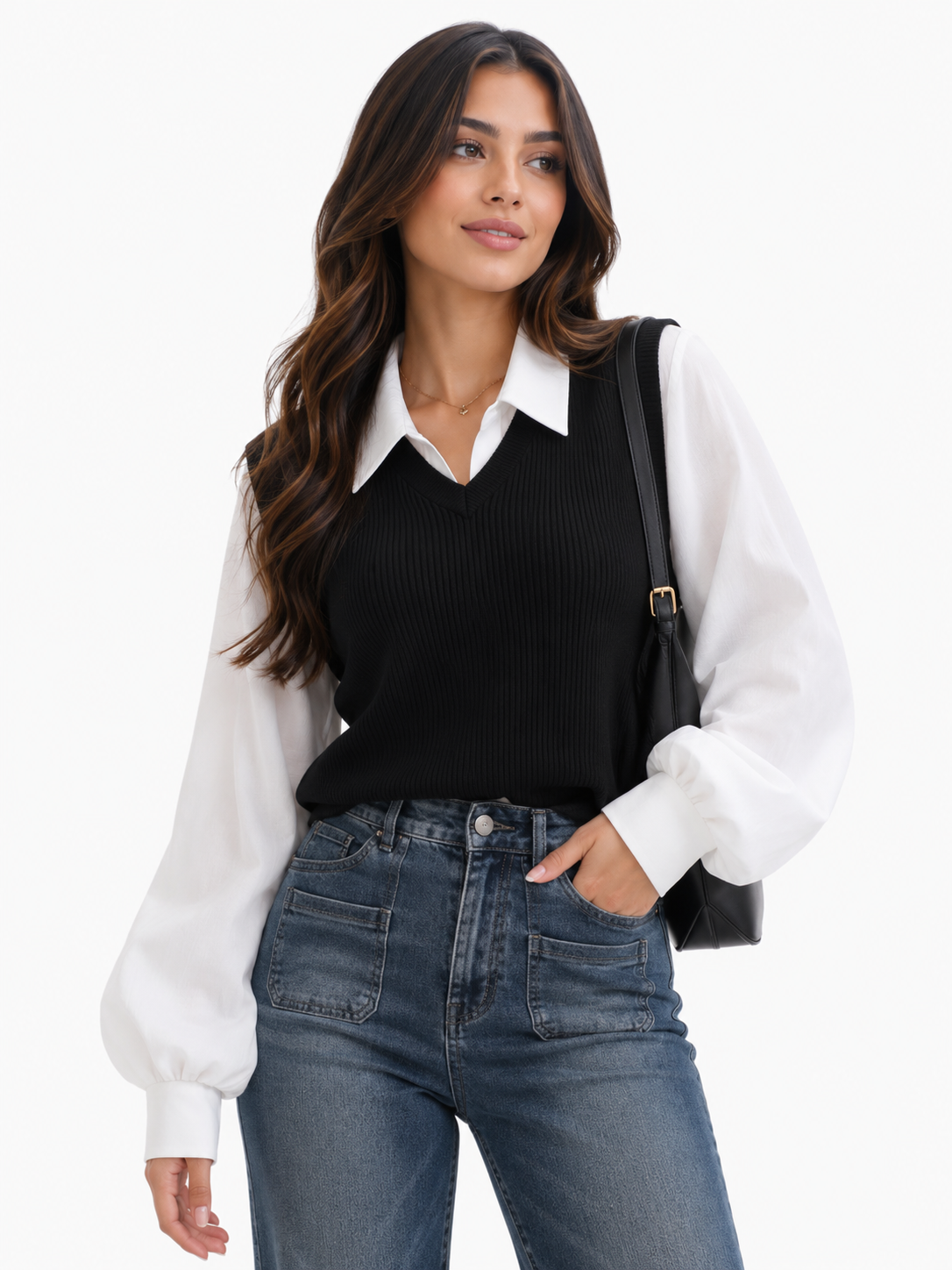 Harper Chic Layered Top