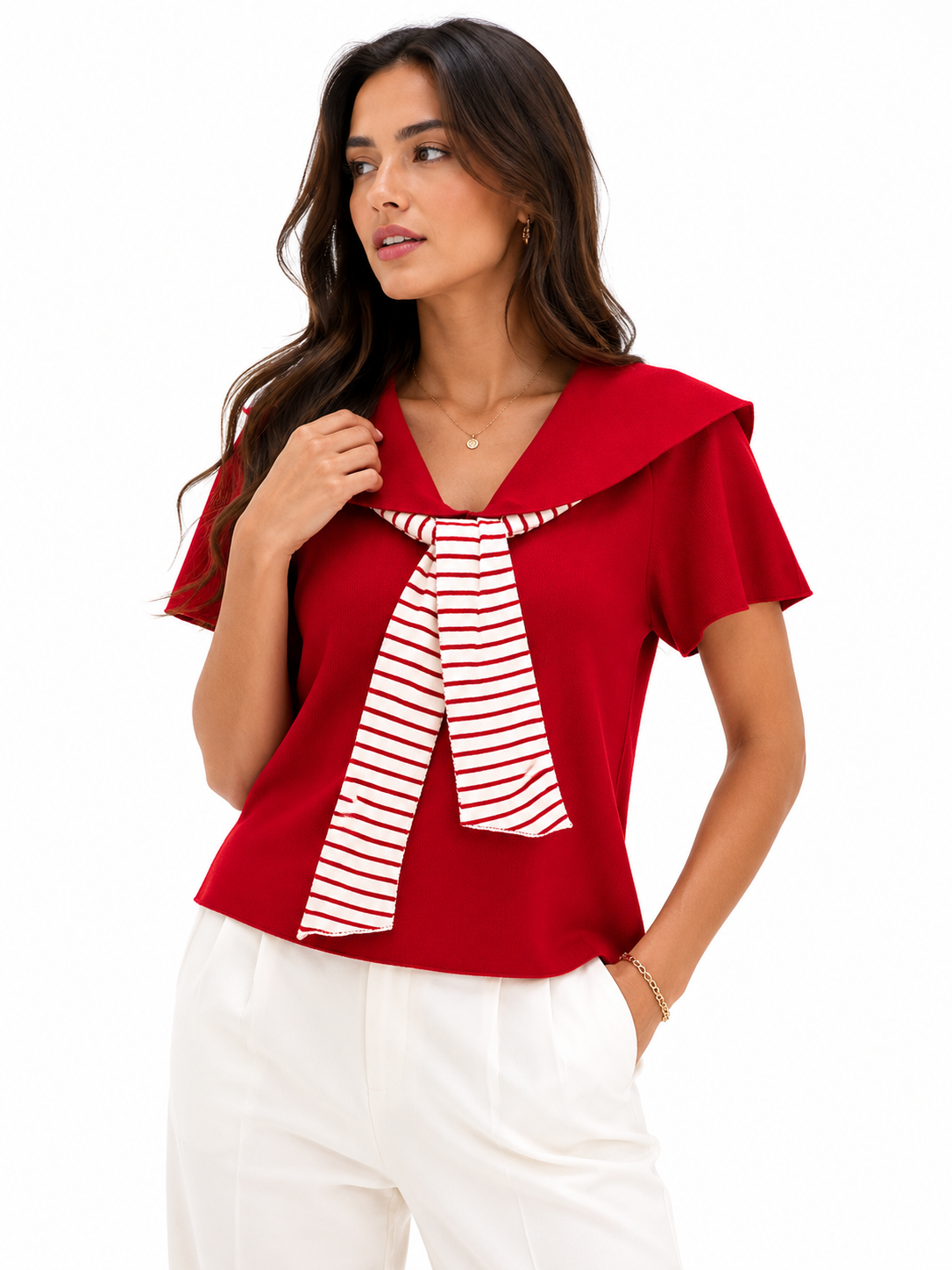 Sailor Chic Knit Top