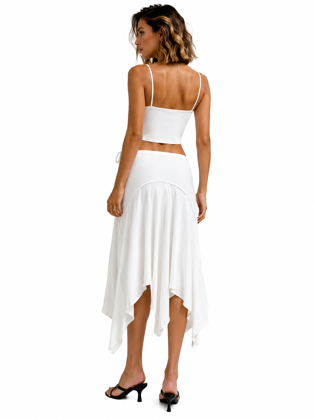 Aurora Flow Asymmetrical Midi Skirt