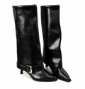 Pointed Toe Knee-High Boots