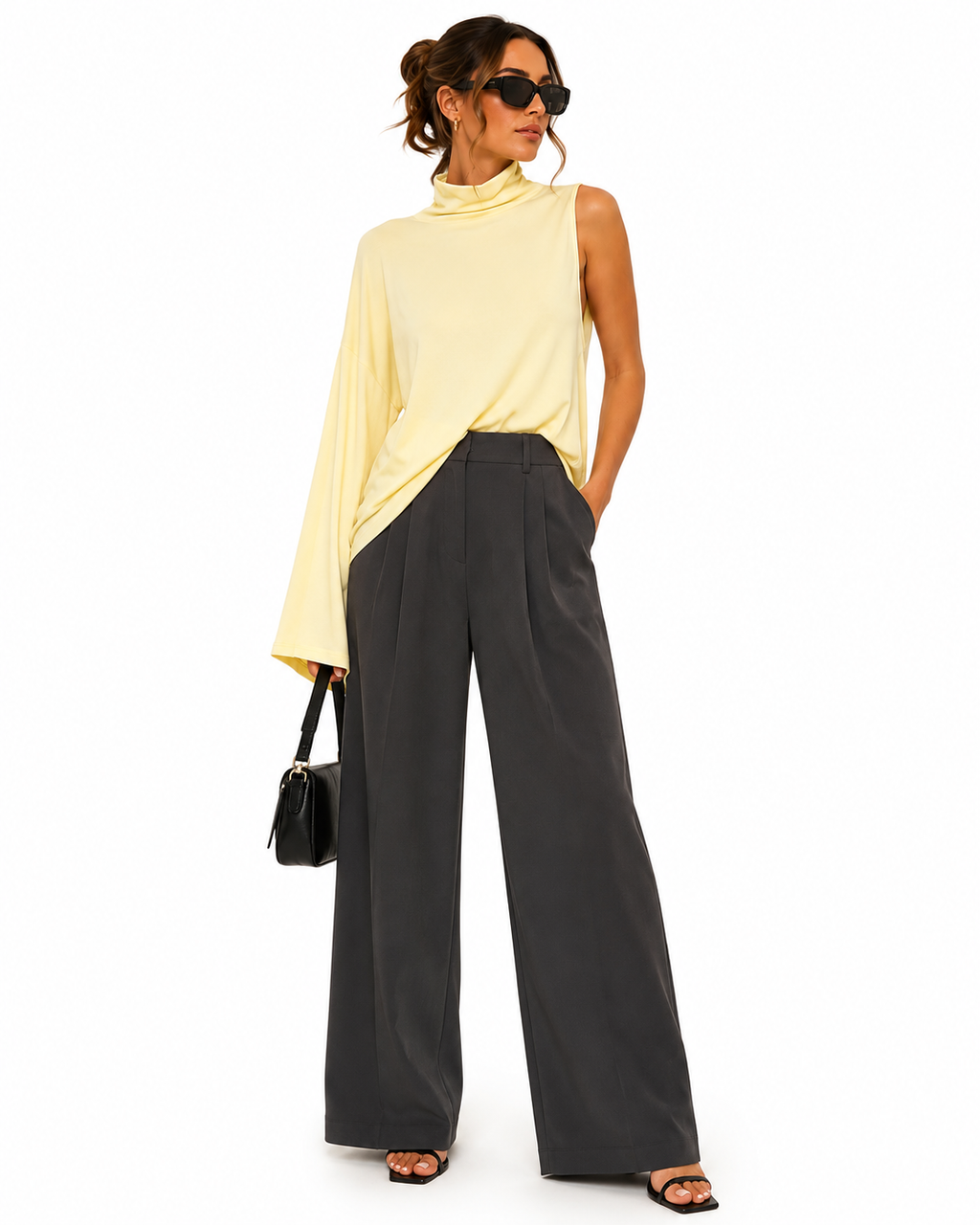 Celeste Asymmetrical Drape Top
