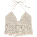Coastal Crochet Halter Top