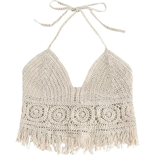 Coastal Crochet Halter Top
