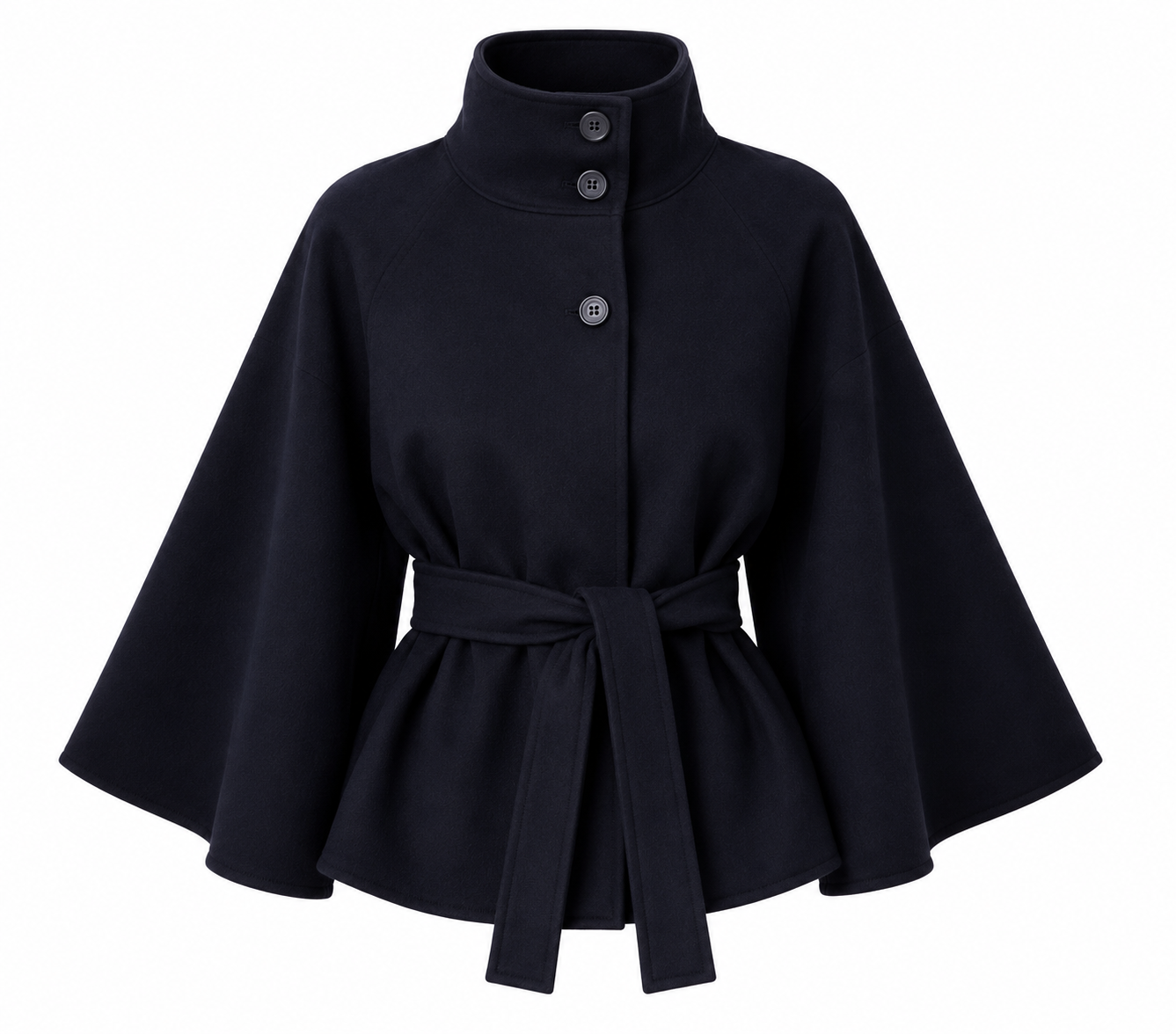 Victoria Belted Cape Jacket