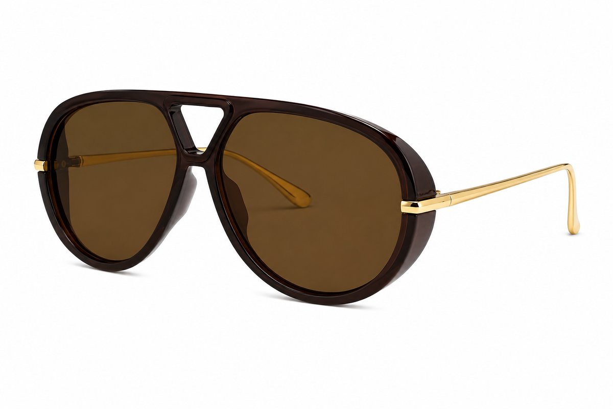 Crimson Aviator Sunglasses