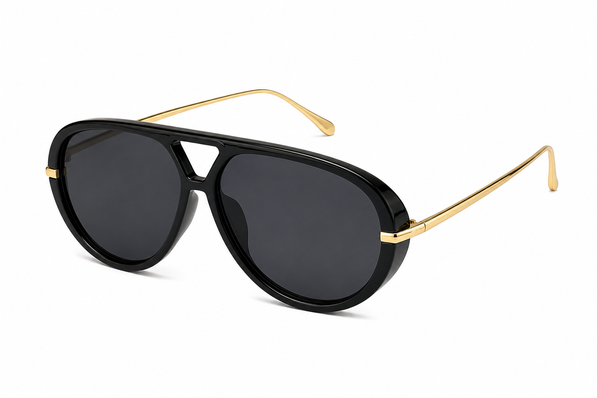 Crimson Aviator Sunglasses